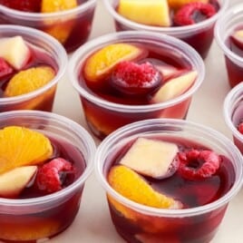 Sangria Jello Shot cups