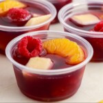 Sangria Jello Shot in a cup