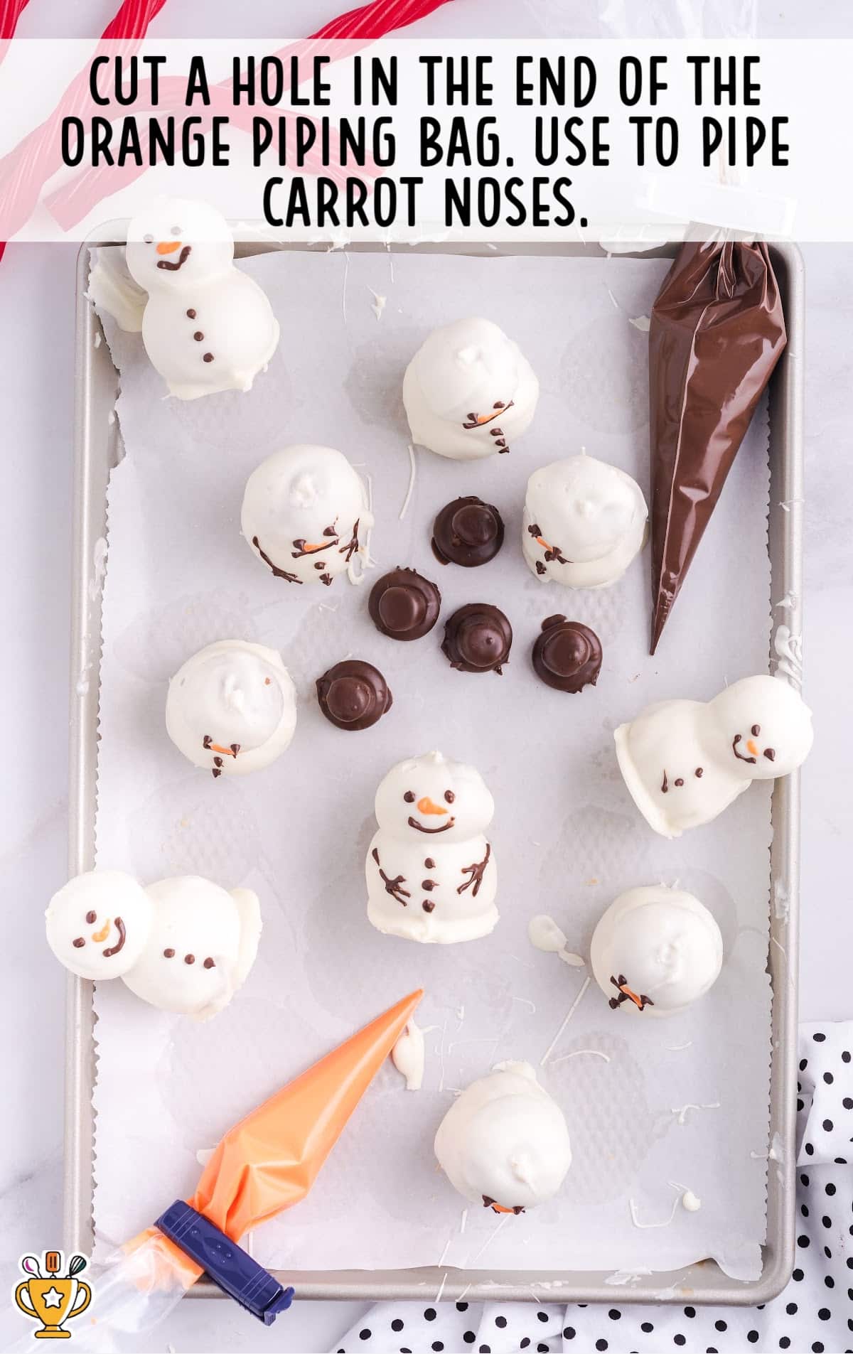 Snowmen Truffles