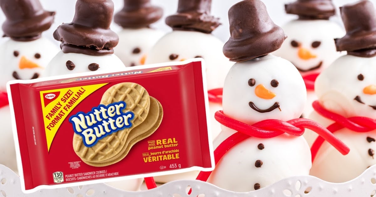 A bunch of Snowmen Truffles