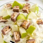 Snickers Salad in a bowl