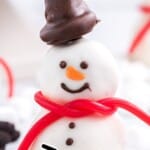A single Snowman Truffle