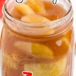 Apple Pie Filling Recipe in a jar
