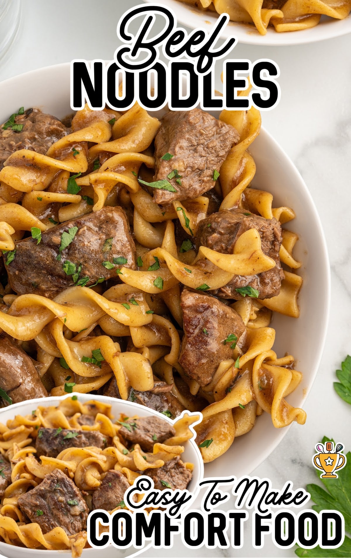 Beef Noodles in bowls