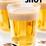 Buttery Nipple Shot in a glass