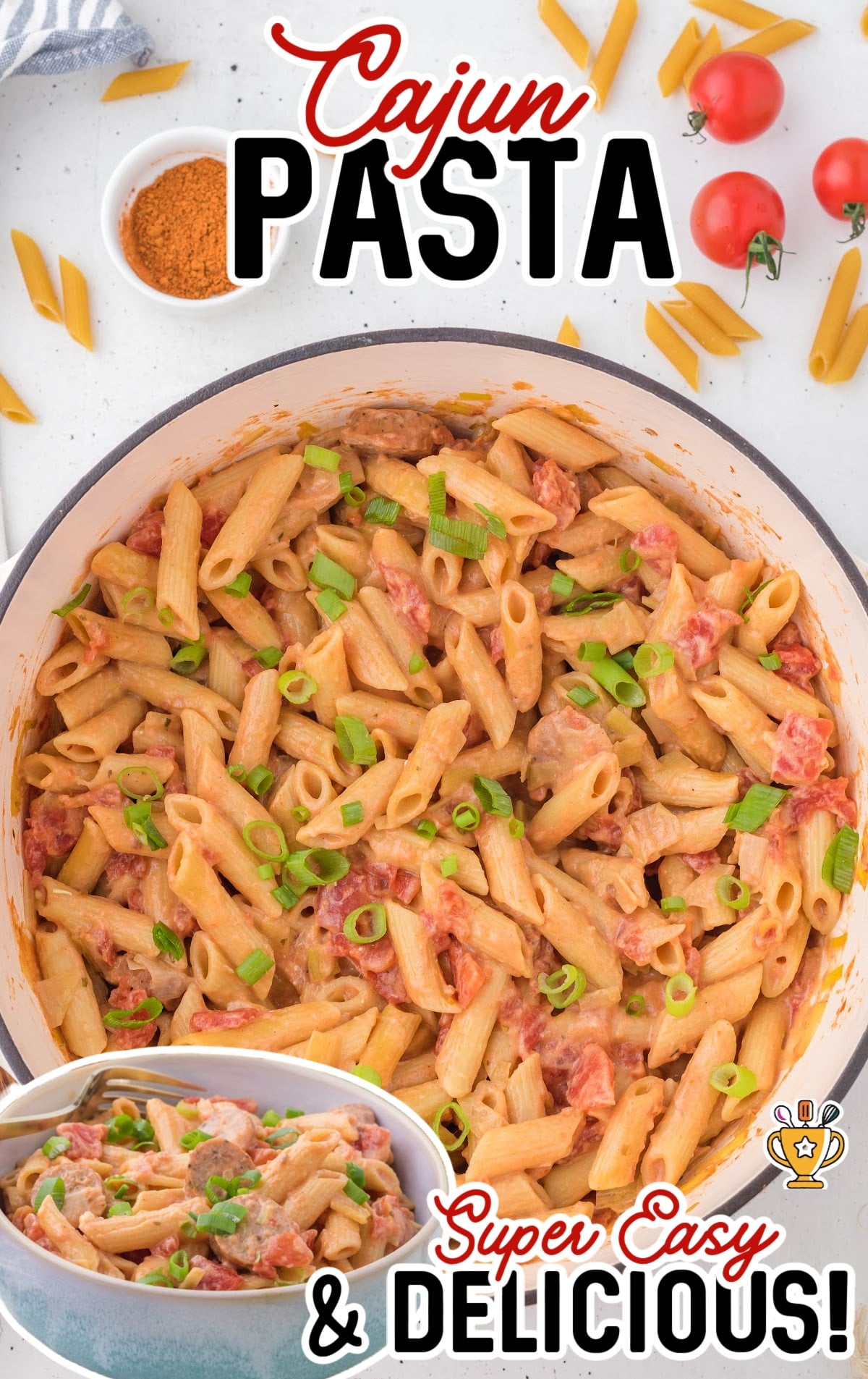 Cajun Pasta in a bowl