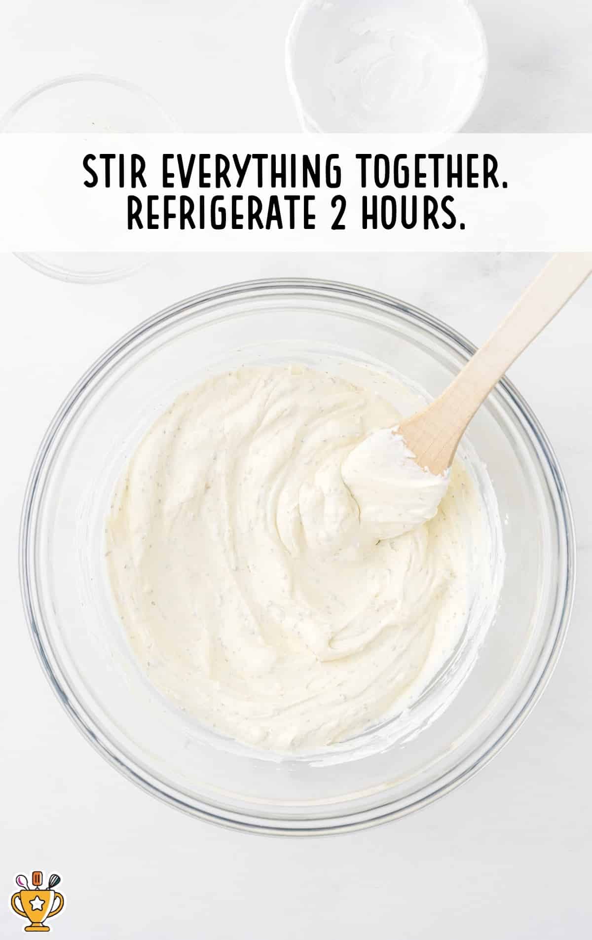 Chip Dip sauce in a bowl