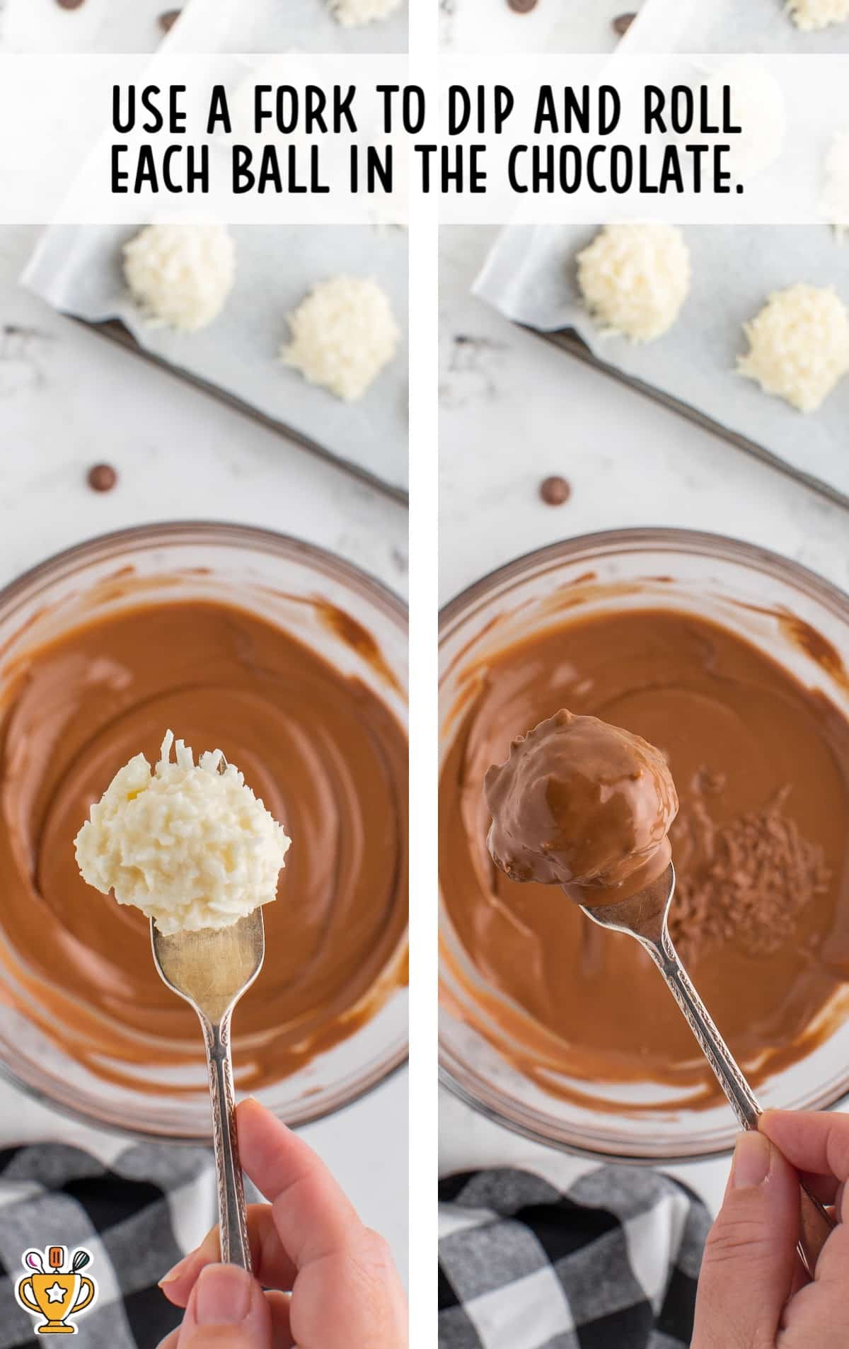 chocolate in bowls