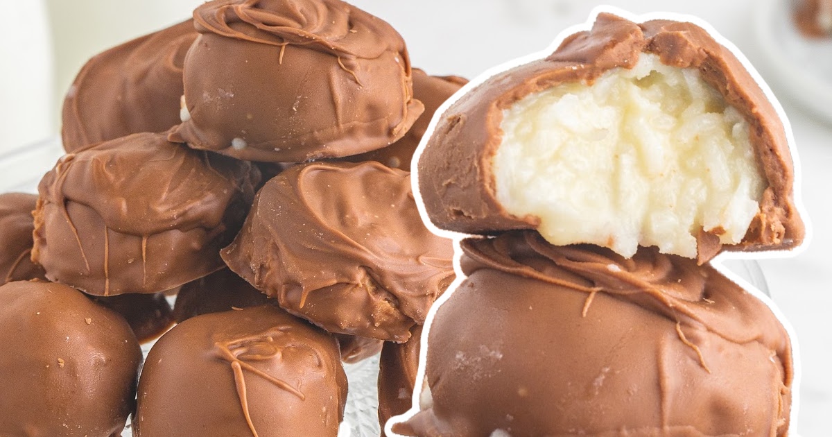 A bunch of Chocolate Coconut Balls