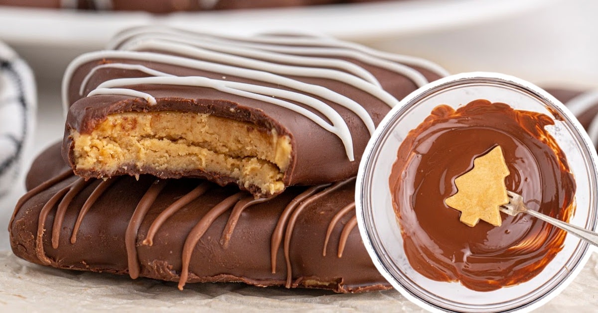 Chocolate Peanut Butter Christmas Trees