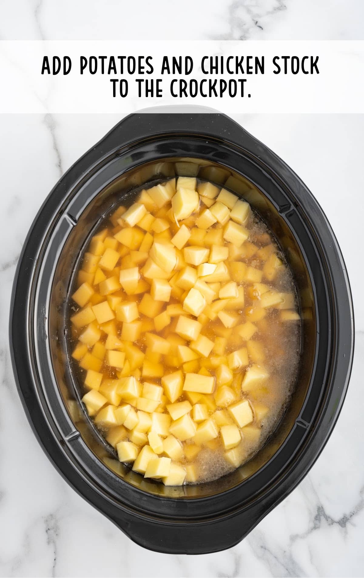 potatoes and chicken in the crockpot