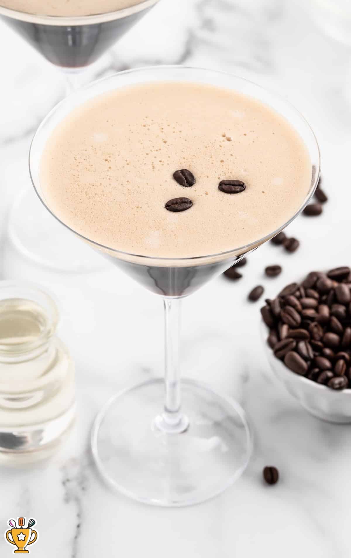 Espresso Martini Recipe in a glass