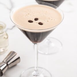 Espresso Martini Recipe in a glass