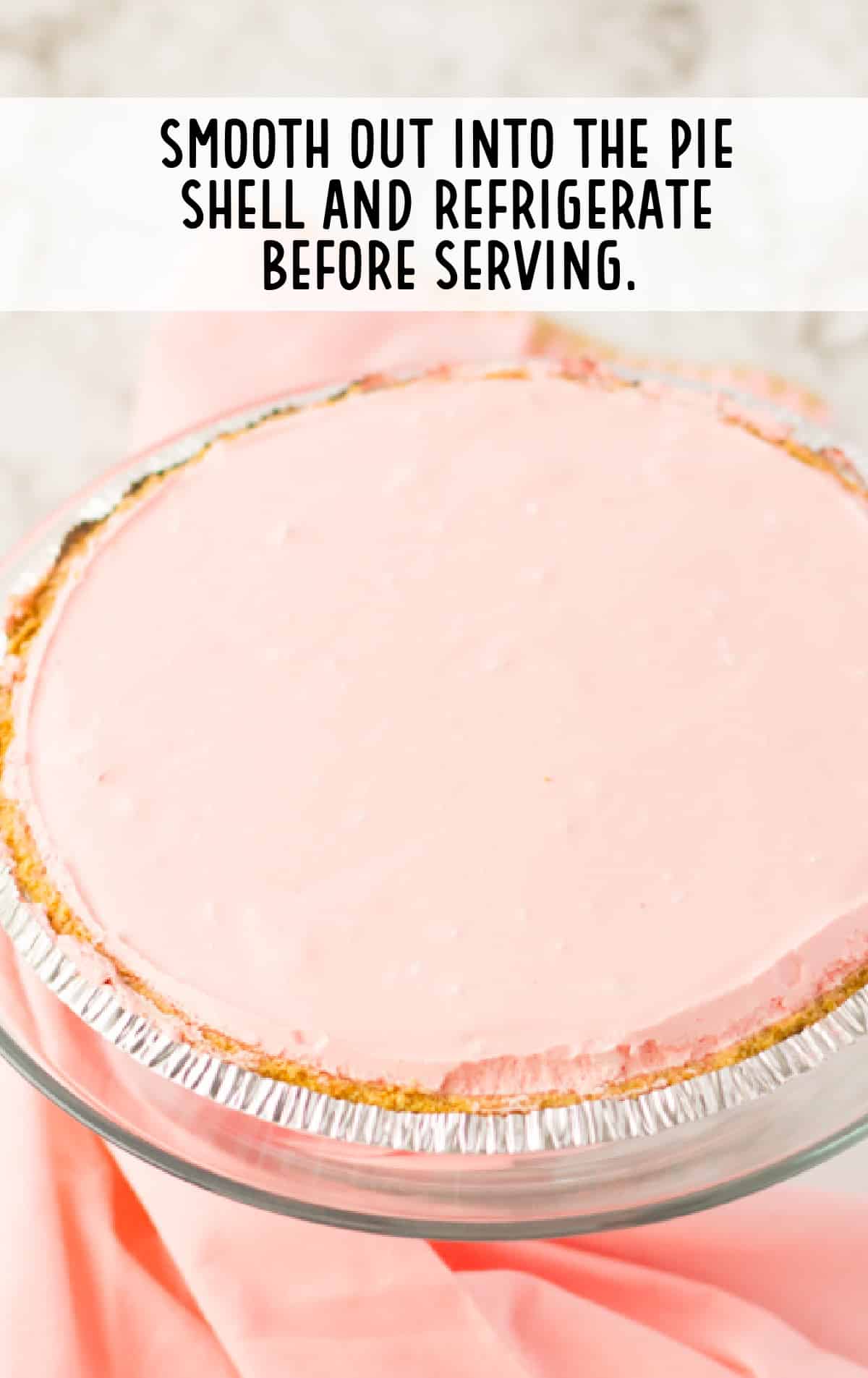 A whole pie prepared and ready to eat.