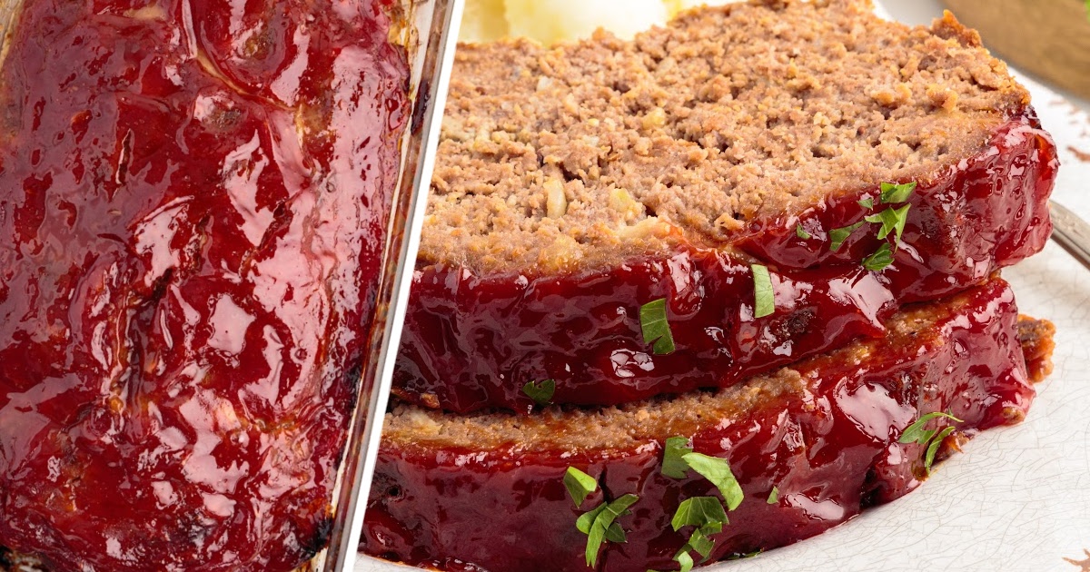 A close up photo of Lipton Onion Soup Meatloaf