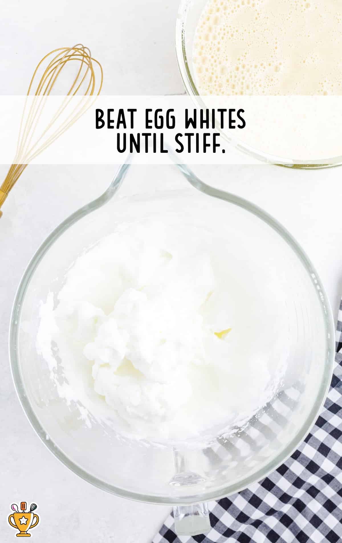 egg whites in a bowl