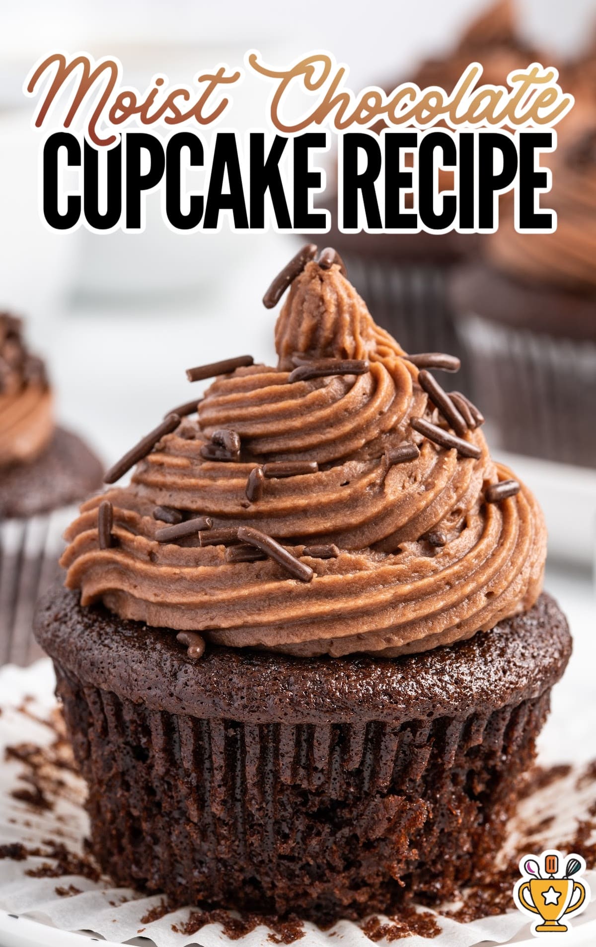 A Moist Chocolate Cupcake
