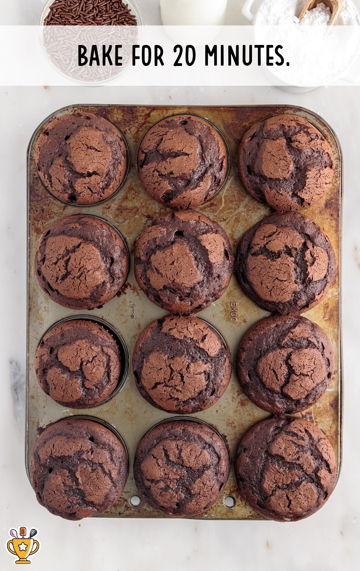 Nutella Cupcakes already baked