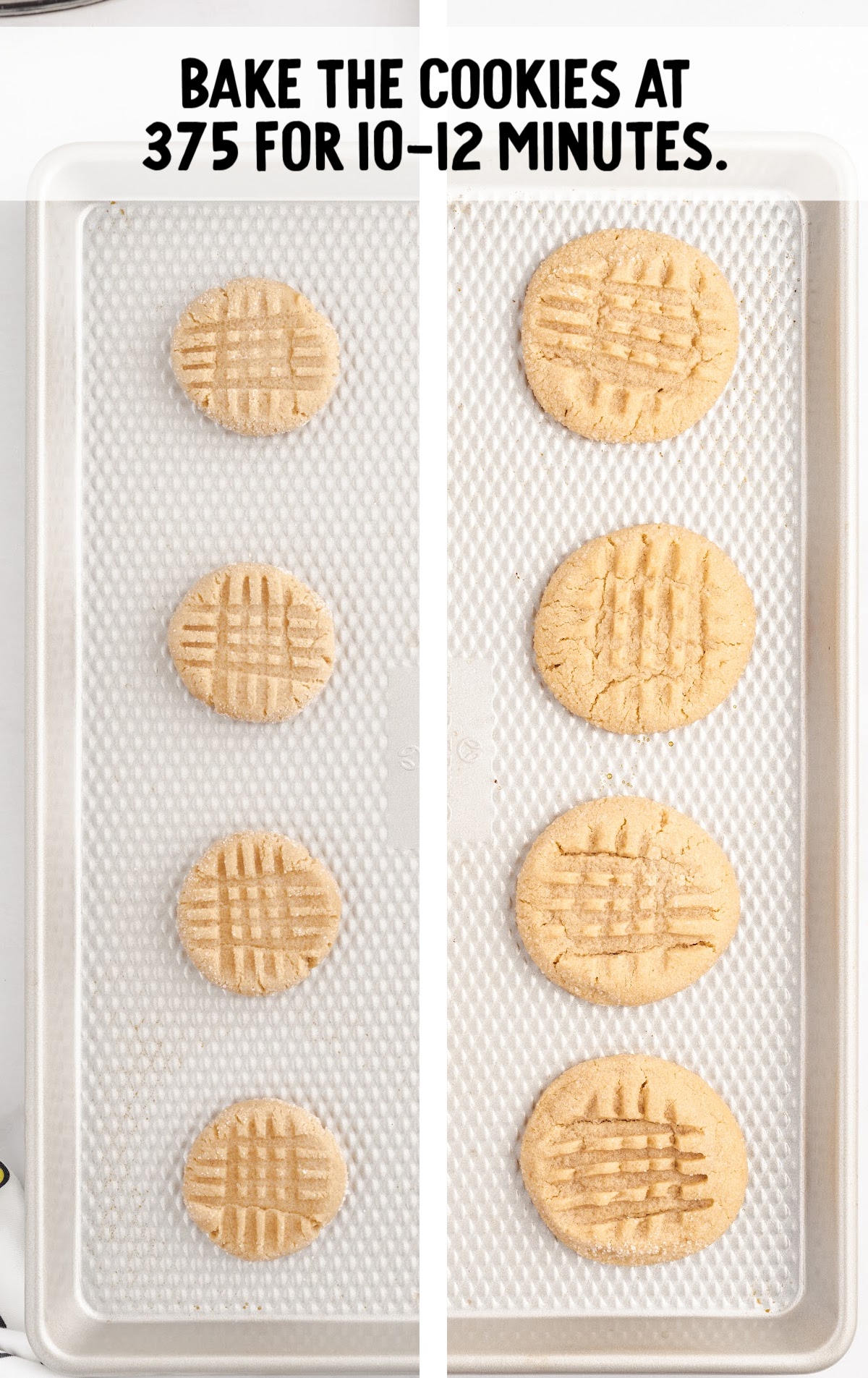 Peanut Butter Cookies on a tray
