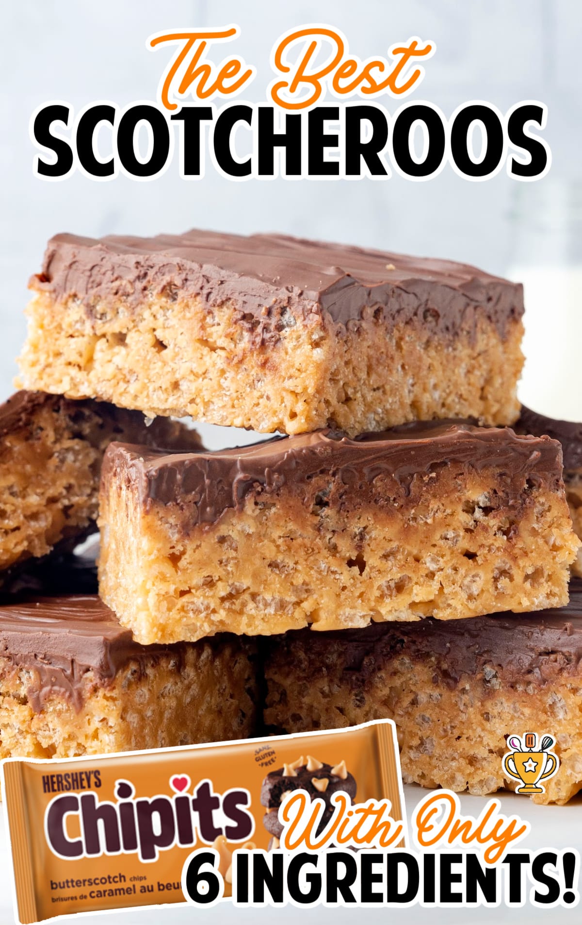 A stack of scotcheroos.