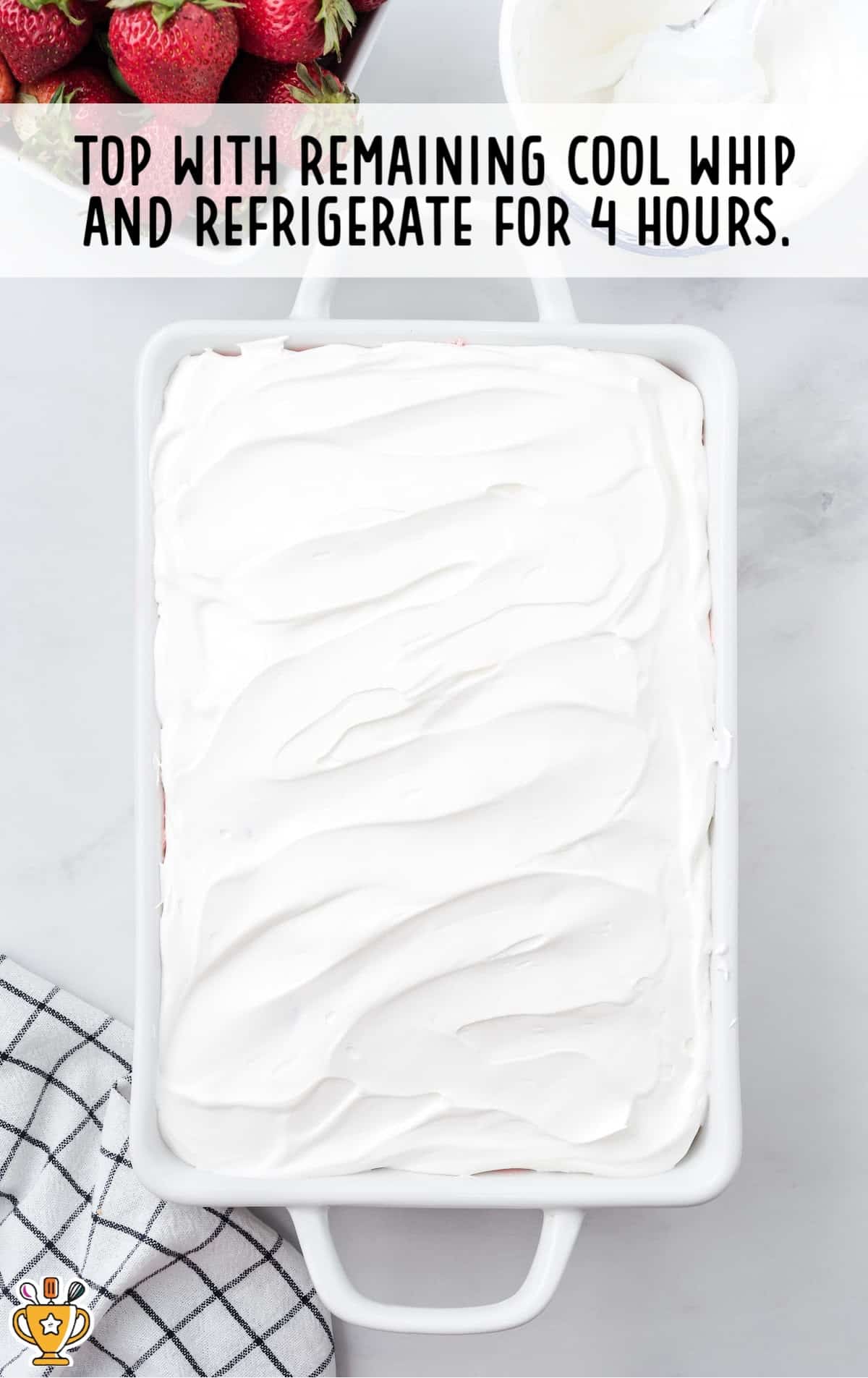 topping with cool whip