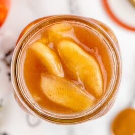Apple Pie Filling Recipe in a jar