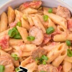 Cajun Pasta in a bowl