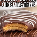 Chocolate Peanut Butter Christmas Trees