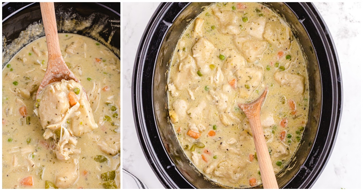 Crock Pot Chicken and Dumplings in crockpots
