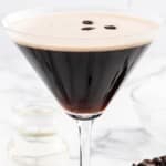 Espresso Martini Recipe in a glass