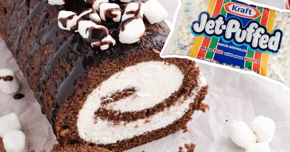 Hot Chocolate Roll Cake