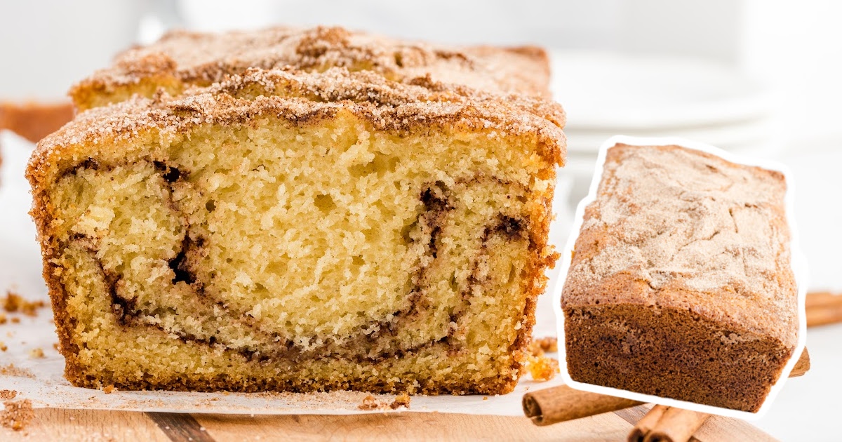 Snickerdoodle Bread and slices on the side