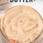 a photo of Texas Roadhouse Butter in a jar from above