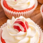 Candy Cane Cupcakes