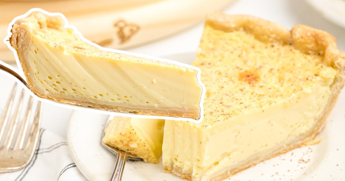 A slice of pie on a pie lifter.