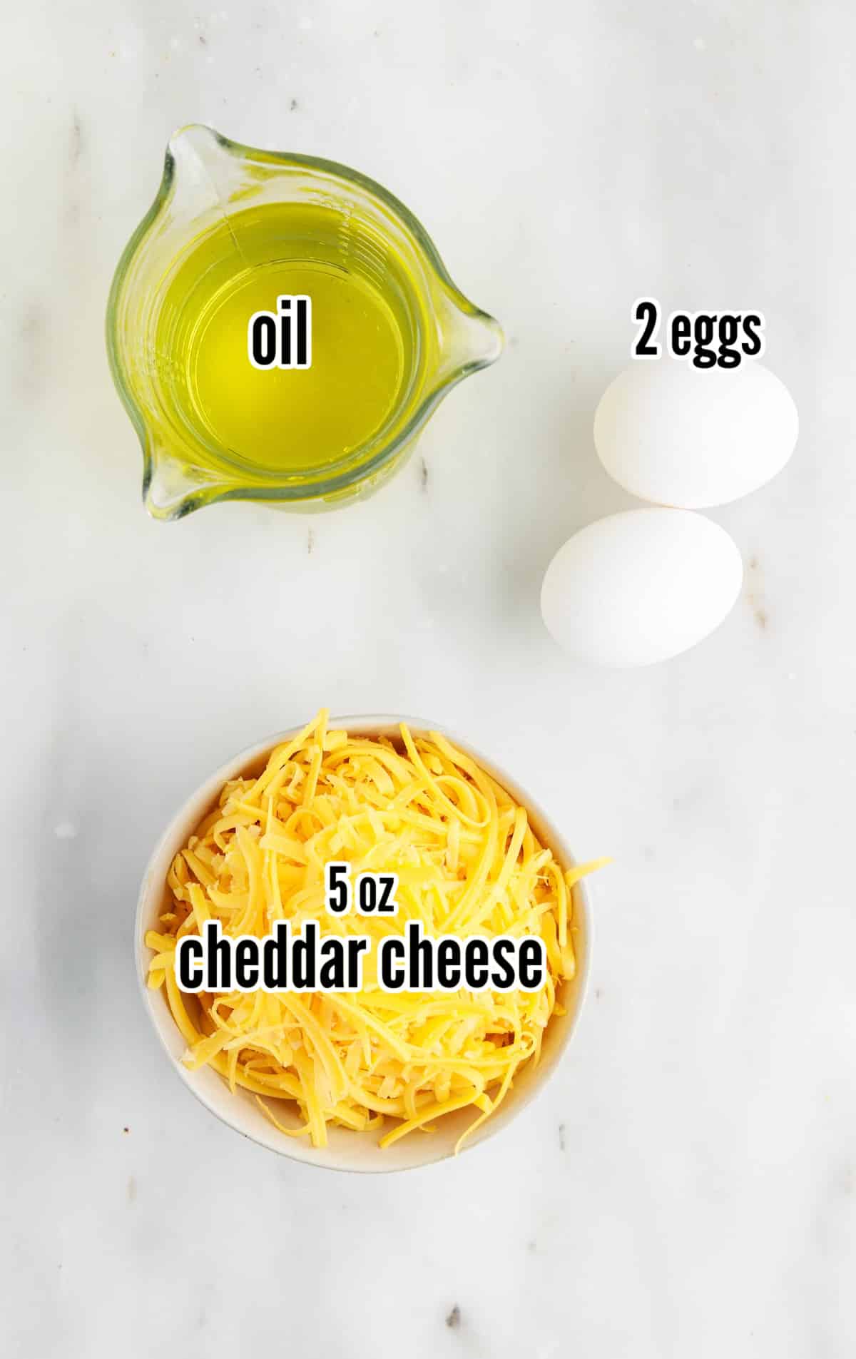 ingredients for making Fried Cheese Balls