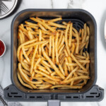 Air Fryer Frozen French Fries in a air fryer