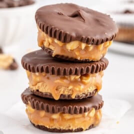 a stack of Snickers Cups