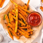 Sweet Potato Fries on a plate