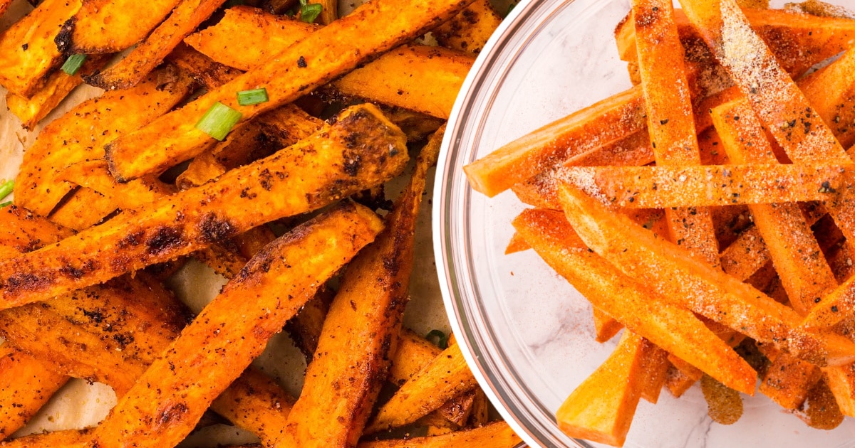 Sweet Potato Fries on a plate