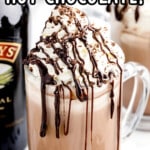Baileys Hot Chocolate in a mug