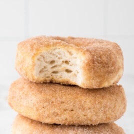 a stack of Air Fryer Donuts