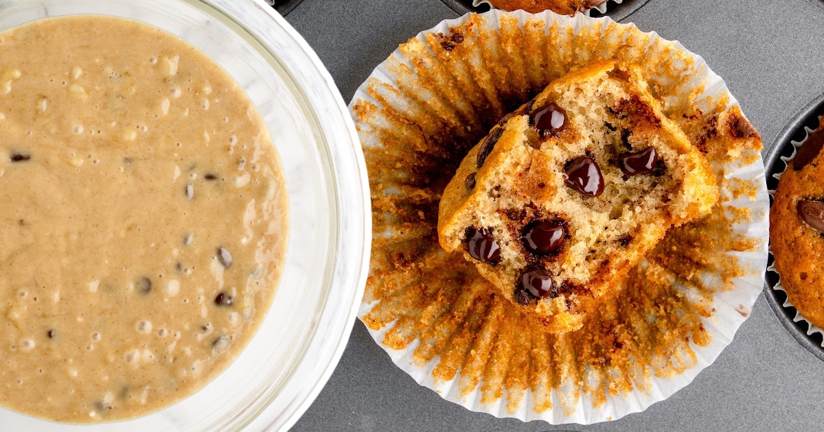 Banana Chocolate Chip Muffins