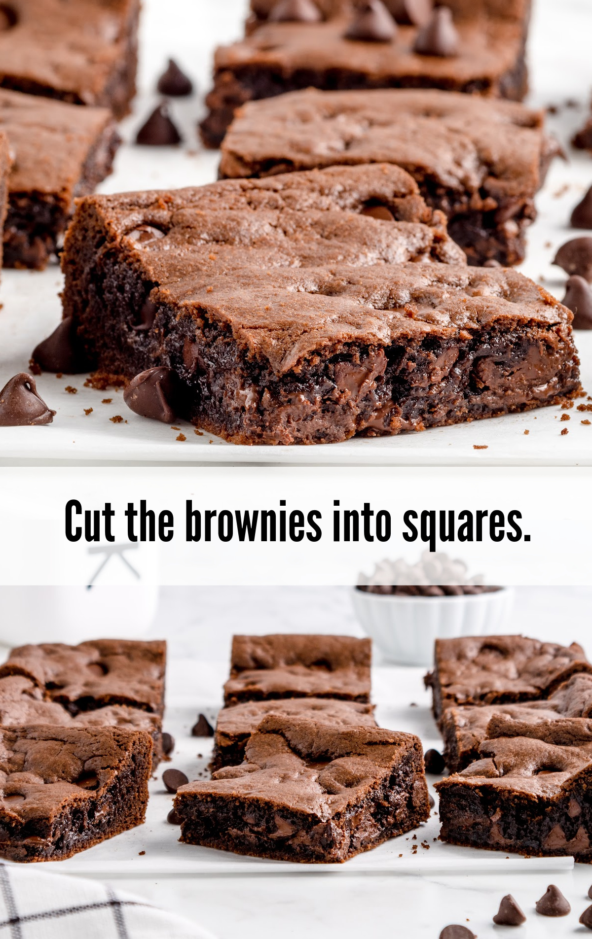 brownies cut into squares