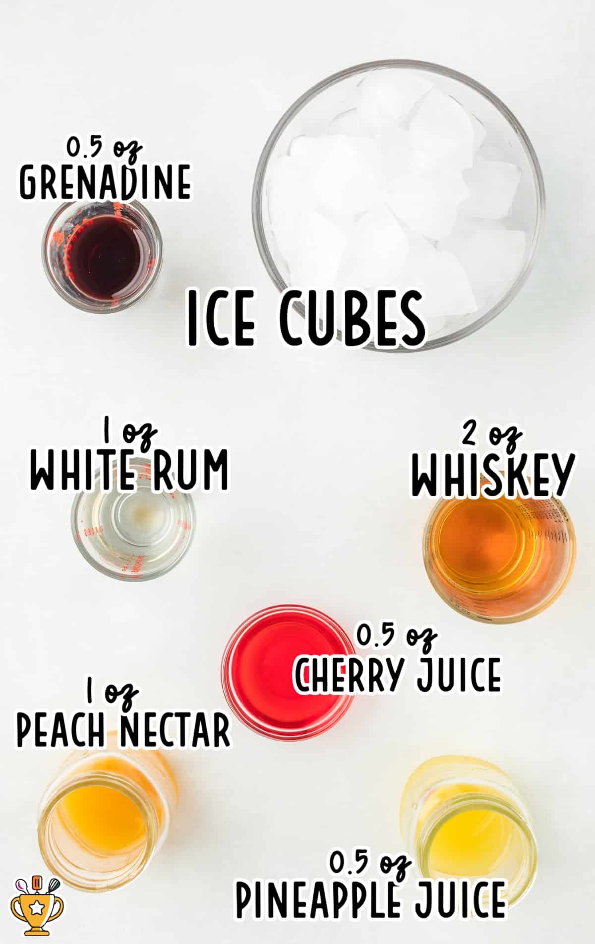 ingredients for making Campfire Cocktail
