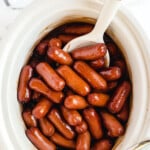 BBQ Little Smokies in a crockpot