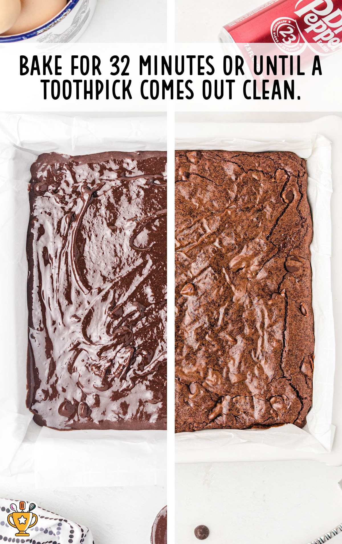 baked Dr Pepper Brownies