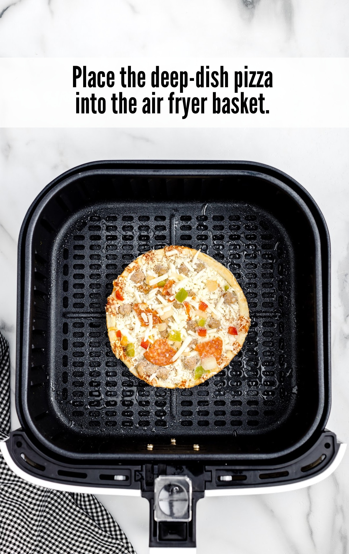 Frozen Pizza in Air Fryer