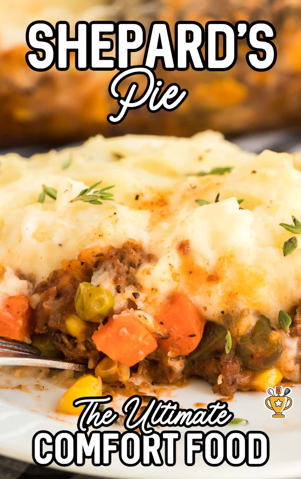 Shepherd's Pie on a white plate