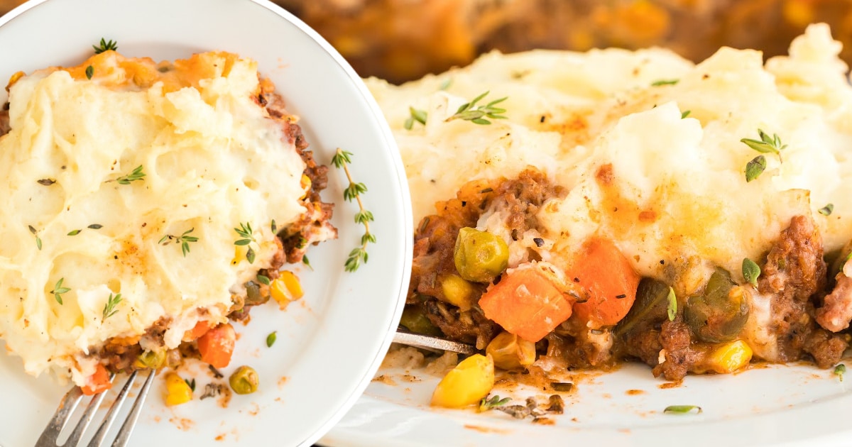 Shepherd's Pie on a plate